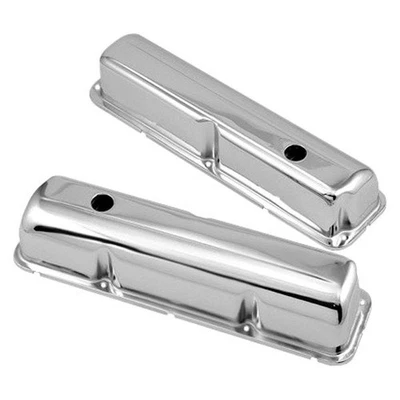 For Ford F-150 1975-1976 Mr. Gasket 9412 Valve Cover Set w Baffle - Image 1 of 2