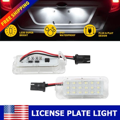 Светодиодный фонарь для номерного знака Lincoln MKC Ford Fiesta суперяркий 6000K белый - Изображение 1 из 4