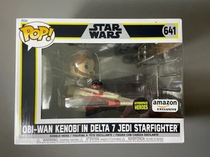 Funko Pop Ride Super Deluxe Star Wars OBI-Wan Kenobi en Delta 7 Jedi Starfighter - Imagen 1 de 4