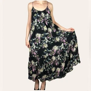 Scotch & Soda Maxi Dress Summer Floral Pattern Tank Top Size S - Picture 1 of 15