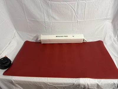 Leather Desk Pad / Mouse Pad/ Playmat 31” x 15.5” Dual Sided! - Image 1 of 4