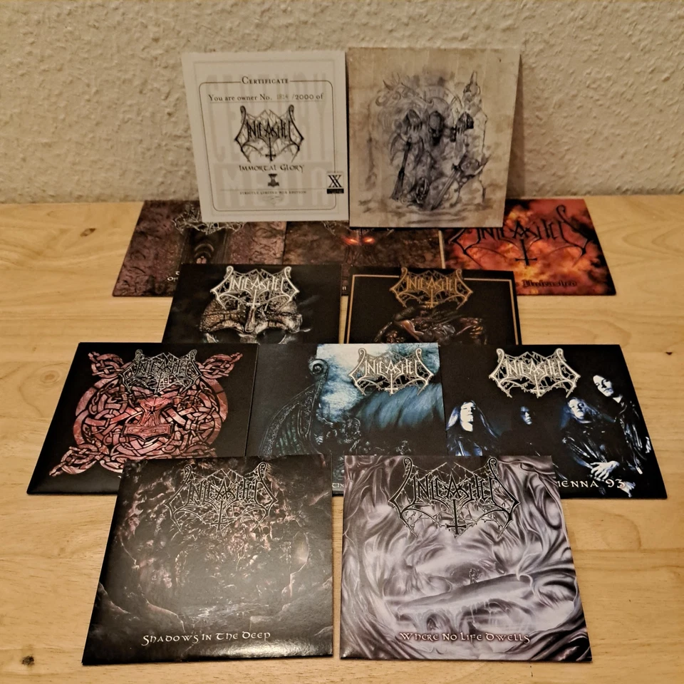 Unleashed ‎– Immortal Glory: The Complete Century Media Years LTD Wooden Box - Bild 1 von 4