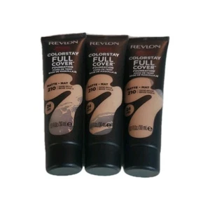 Revlon ColorStay Full Cover Foundation New Look 210 3 Pack  - Picture 1 of 2