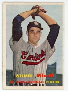 1957 Topps Wilmer Mizell #113 Vg-Ex+ Cardinals - Picture 1 of 1
