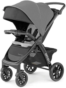 Chicco Bravo LE ClearTex Quick-Fold Stroller Pewter New Store Display - Picture 1 of 7