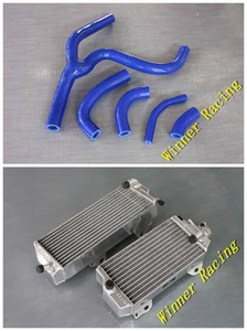 Radiador de aluminio y mangueras de silicona Fit Suzuki RMZ250 2013 AZUL - Imagen 1 de 5