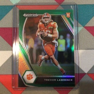 2021 Prizm Draft Picks Collegiate #106 Trevor Lawrence Green ref jaguars RC - Picture 1 of 2