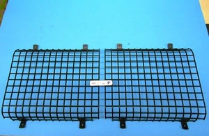Coppia Griglie Fari Anteriori Nere Per Land Rover 88 109 Defender 345985 Sivar - Picture 1 of 1