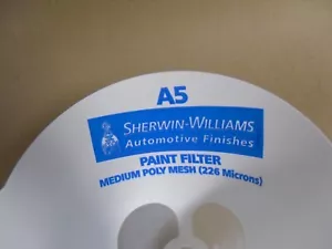 Sherwin Williams A5 Paint Strainer Medium Poly Mesh (226 Microns) - QTY 50 - Picture 1 of 3