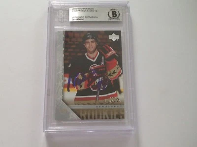 Patrick Eaves Signed 2005/06 Young Guns RC Card Slabbed Beckett BAS BGS a - Image 1 of 2
