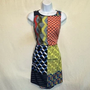 G-97 Halogen Colorful Sleeveless Summer MIDI Dress Size XXSP - Picture 1 of 14