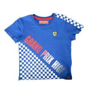 Scuderia Ferrari Kid "Gran Prix Jersey" Blue Short Sleeve T-Shirt - Picture 1 of 5