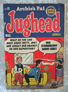 ARCHIE'S PAL JUGHEAD #19 - 1953, G, BILL VIGODA CVR/ART, ARCHIE, BETTY/VERONICA - Picture 1 of 2