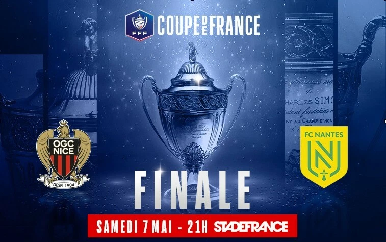 RARE ! 2 Places Finale de Coupe de France Nice / Nantes le 7 Mai STADE DE FRANCE - Photo 1/3