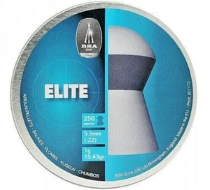 BSA Elite 250 Count DOMED 5.5mm .22 Caliber Premium Airgun Pellets - Picture 1 of 2