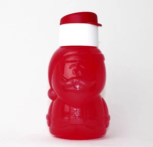 Tupperware Weihnachtsmann Kinder Trinkflasche 350ml EcoEasy ROT/Weiss - Bild 1 von 2