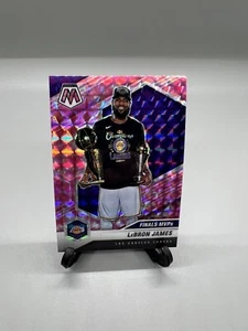 Lebron James 2020-21 Panini Mosaic Finals MVP PINK CAMO #297 π₯ - Picture 1 of 2