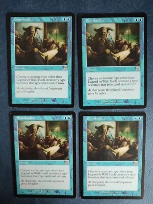 MTG 4X ONSLAUGHT STANDARDIZE MAGIC THE GATHERING RARE BLUE INSTANT CARDS - Image 1 of 4