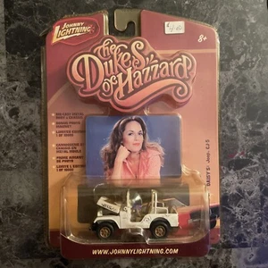 JOHNNY LIGHTNING DUKES OF HAZZARD DAISY'S JEEP CJ-5  DIRTY  VERSION  "NEW" - Bild 1 von 3