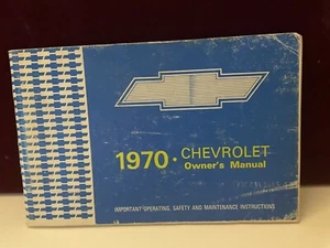 1970 CHEVROLET IMPALA  OWNERS MANUAL original manual - Picture 1 of 4