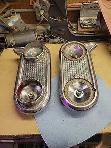 1959 Edsel Wagon Villager Rare. Taillight Housings Pair - Picture 1 of 20