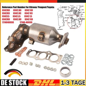 Katalysator + Dichtungssatz 0342K8 Für Toyota Aygo Citroen C1 /Peugeot 107 05-14 - Bild 1 von 16