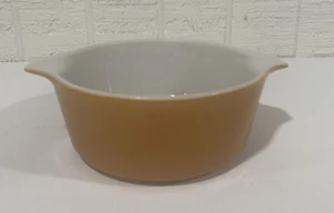 Orange/Gold PYREX 1 1/2 Pt Ovenwear Baking Casserole Serving Dish #472 U.S.A. - Picture 1 of 12