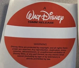 16mm Film (20) Disney  stickers for Can's Free Shipping In US w/trac FOR ONE BID - Picture 1 of 1