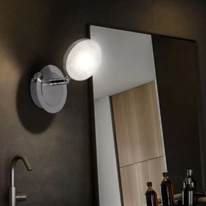 Lusso LED Da Parete Faretti Spot Salotto Ess Camera Illuminazione Cromo Cucine - Foto 1 di 6