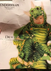 Dragon Plush Costume Toddler Large (2-4 Yrs) - Picture 1 of 10