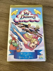 Sky Dancers - Broken Stone/Getting The Story - Clamshell VHS Tape - TESTED - Picture 1 of 9