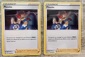 Pokémon - Phoebe 130/163 Battle Styles Uncommon - NM/M X 2 - Picture 1 of 2
