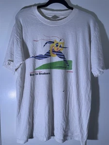90’s VTG Vintage 1997 Examiner Bay Breakers Marathon Retro Art Event Tee T Shirt - Picture 1 of 10