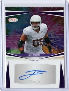 JAKE MAJORS NCAA Texas 2025 SAGE HIT RC Auto #A-JM7 Card - Picture 1 of 2