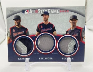 KERSHAW, BELLINGER, BUEHLER 2019 Topps Update All Star Stitches Triple Relic /25 - Picture 1 of 2