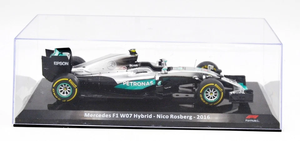 Coche de carreras Die Cast 1/24 "Mercedes F1 W07 Hybrid Nico Rosberg 2016" Foto 1 de 1