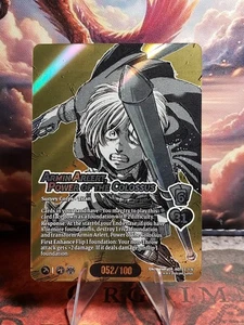 Universus Armin Arlert Power Of The Colossus (Chrome Rare) Serialized 052/100 - Picture 1 of 19