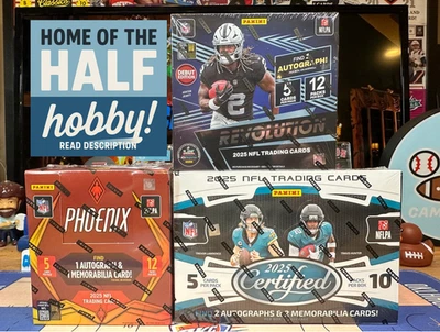 Jacksonville Jaguars Hobby Box BREAK 2025 NFL 1/2 Revolution 1/2 Phoenix - Image 1 of 4