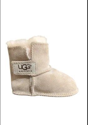 Botines de bebé Ugg 5202 Erin color tostado claro talla S UK2 cuna bebé andador sherpa nuevos sin etiquetas Foto 1 de 4