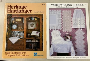 2 Hardanger "Heritage" and "Award-Winning Designs" Pattern Books - Picture 1 of 2