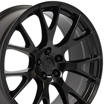 20" Gloss Black Wheel for 2005-2023 Chrysler 300 - RVO2034 - Image 1 of 4
