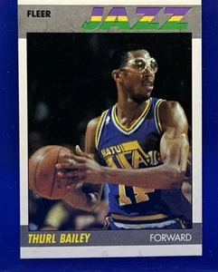 Pallacanestro Fleer 1987-88 THURL BAILEY Utah Jazz #6 - Foto 1 di 2