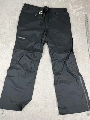 KUIU NWT Northridge Rain Pants Mens 3XL Black Lightweight Water Resistant - Image 1 of 4