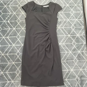 LK Bennett A-Line Style Midi Dress Women’s UK 10 Black Formal Party Cocktail  - Picture 1 of 8