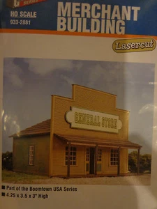 Walthers Cornerstone HO #2881 Merchant Building/Lasercu - Picture 1 of 1