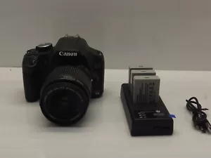 Canon EOS Rebel T1i Digital DSLR Camera with EF-S 18-55mm f3.5 IS Lens - Picture 1 of 7