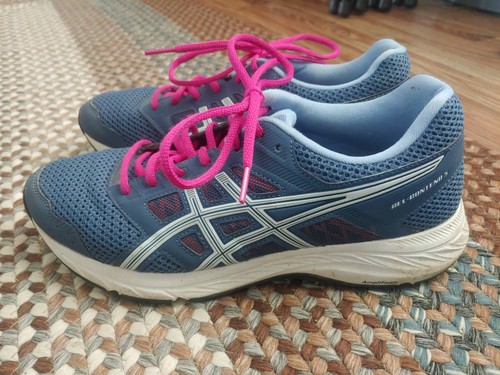 ASICS Gel Contend 5 scarpe sneakers da corsa donna blu taglia 9 5 