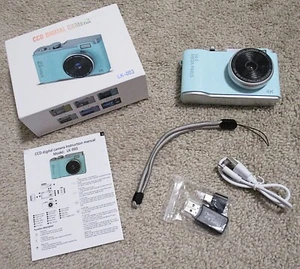 CCD Digital Camera. 64.0 Megapixels, 4X Zoom, Timer, Video, 2.4" Screen. New! - Picture 1 of 7