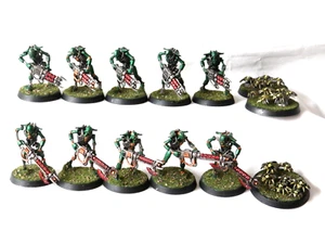 A1 WARHAMMER 40K NECRON ARMY - PAINTED NECRON WARRIORS - Picture 1 of 4