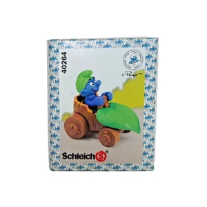 Schleich 40264 "Puffo con Auto" Peyo - Cina NUOVO - Imagen 1 de 6